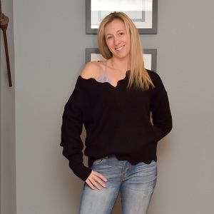 Jane scallop sweater